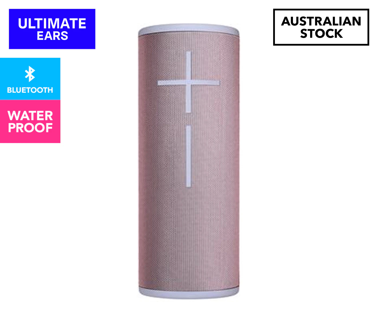 Ultimate Ears MEGABOOM 3 Portable Bluetooth Speaker System - Seashell Peach - 60 Hz to 20 kHz - 3600 Circle Sound, Surround Sound - Battery