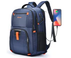 PS Unisex 17.3 Inch Laptop Backpack Bag-Blue