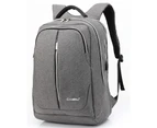 CB Unisex 15.6 Inch Backpack Travel Bag-Grey