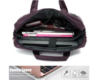 CB Unisex 17.3 Inch Laptop Briefcase-Purple