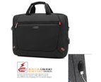 CB 15.6 inch Laptop Messenger Bag-Black