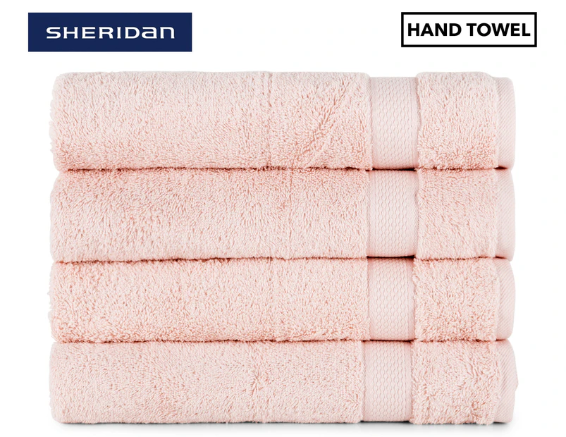 Sheridan Luxury Egyptian Hand Towel 4-Pack - Peach
