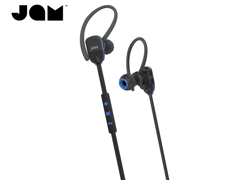 Jam Audio Transit Micro Sport Bluetooth Headphones - Black/Blue