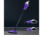 Devanti Handheld Vacuum Cleaner Cordless Stick Handstick Bagless Car Vacuum Recharge Portable Lightweight Purple 120W