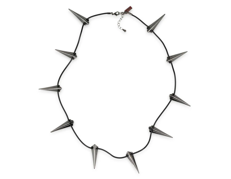 Marvel Black Panther Claw Necklace (10 Steel Claws, Leather Collar)