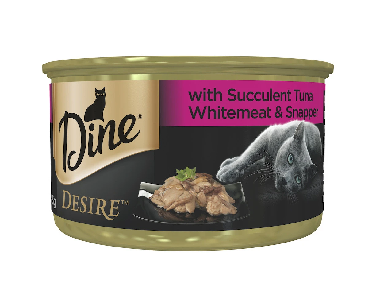 Dine Desire Succulent Tuna Whitemeat Snapper 24 x 85G