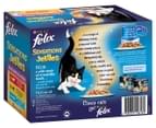 12 x Felix Sensations Jellies Favourites Menu Cat Food 85g 2