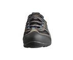 Hi Tec Penrith Low Mens Waterproof Lace Up Outdoors Walking Trekking Boots Shoes - Gull Grey/Black/Goblin Blue