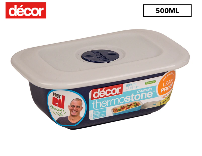 Décor 500mL Thermostone Realseal Baking Dish - Navy