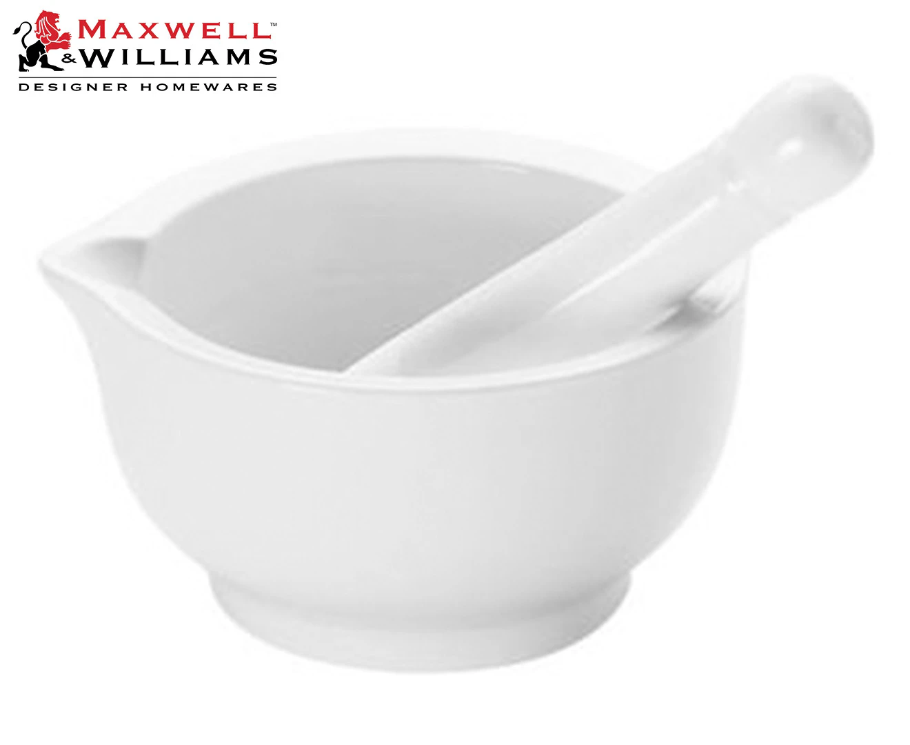 Maxwell & Williams 12cm White Basics Mortar & Pestle