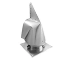 Steel Garden, Tools & Hardware/Building & Construction/Ventilation Rotowent Various Materials Sizes Square Base 350mm OCCH