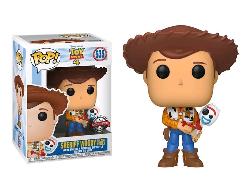 POP! Toy Story 4: Woody Holding Forky Vinyl Figure