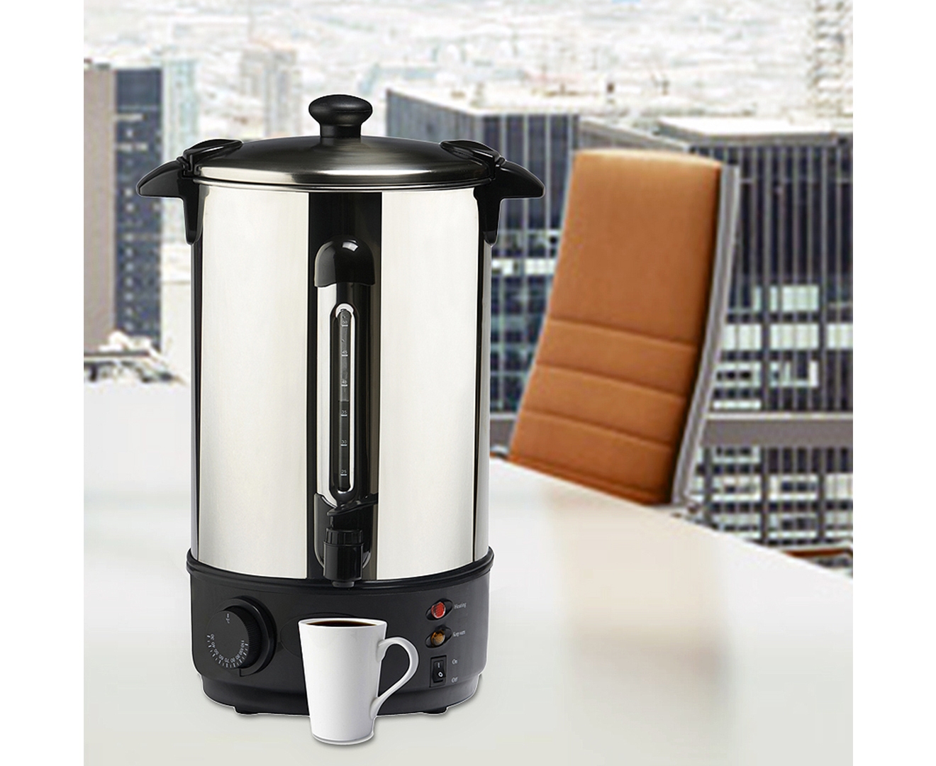 Stainless Steel 10L Hot Water Urn Catch.co.nz