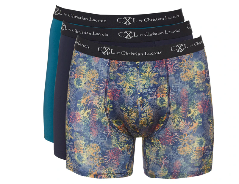 Christian Lacroix Men's Underwear Microfiber Boxer Briefs Large