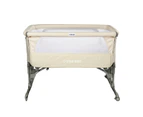 Star Kidz Vicino Deluxe Baby Bedside Bassinet - Champagne