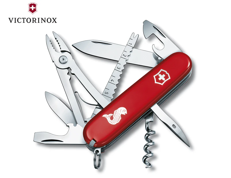 Victorinox Angler Swiss Army Knife - Red