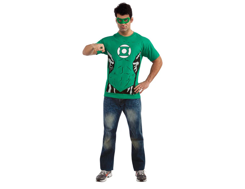 Green Lantern Adult Superhero T Shirt