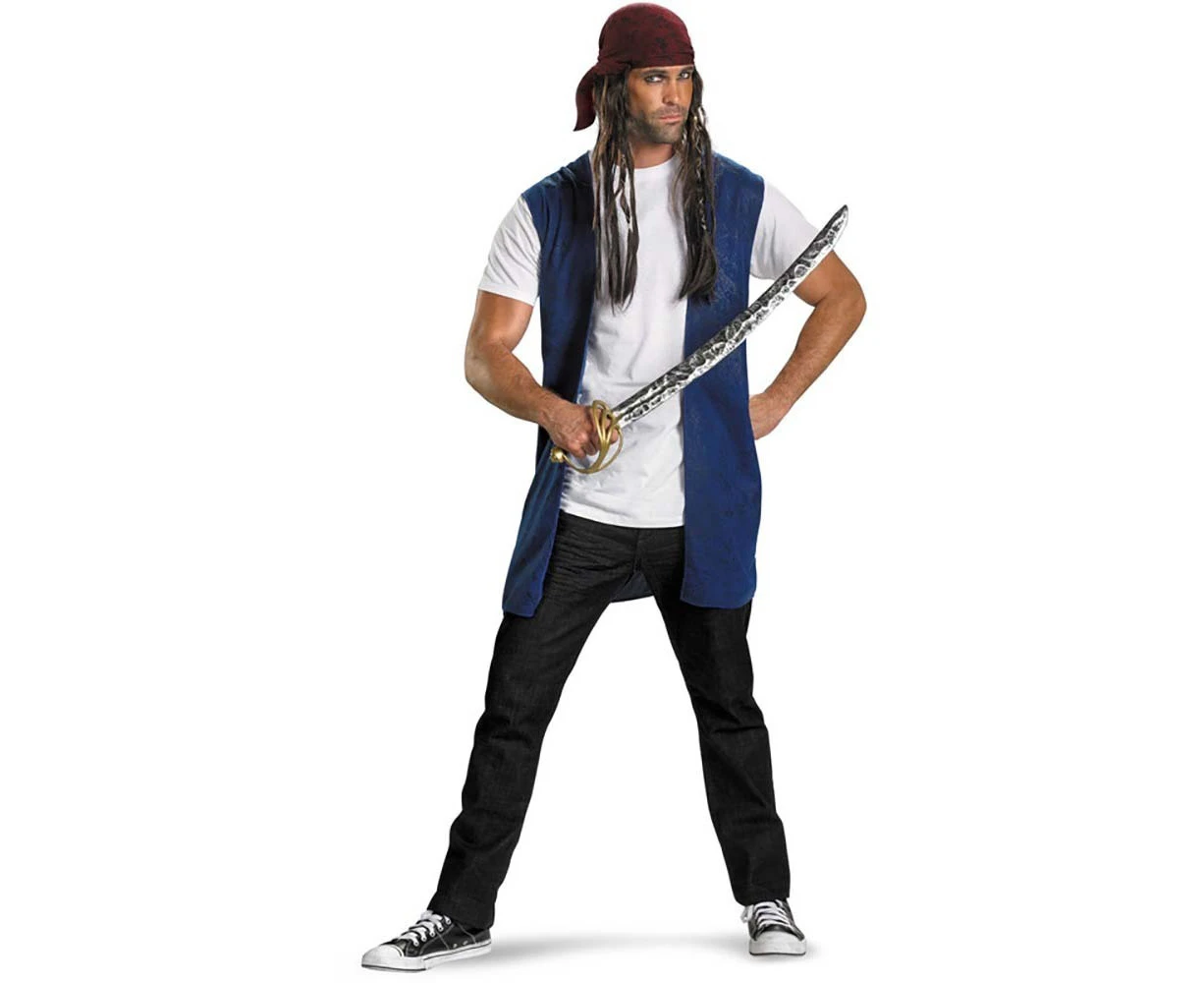 Pirates Of The Caribbean - Captain Jack Sparrow Adult Costume Kit