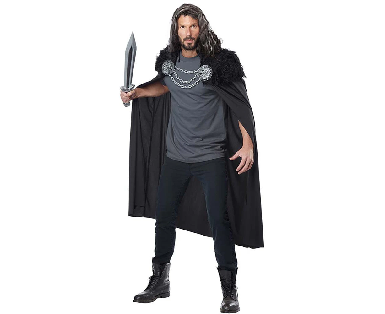 Wolf Clan Warrior Cape Adult Viking Costume