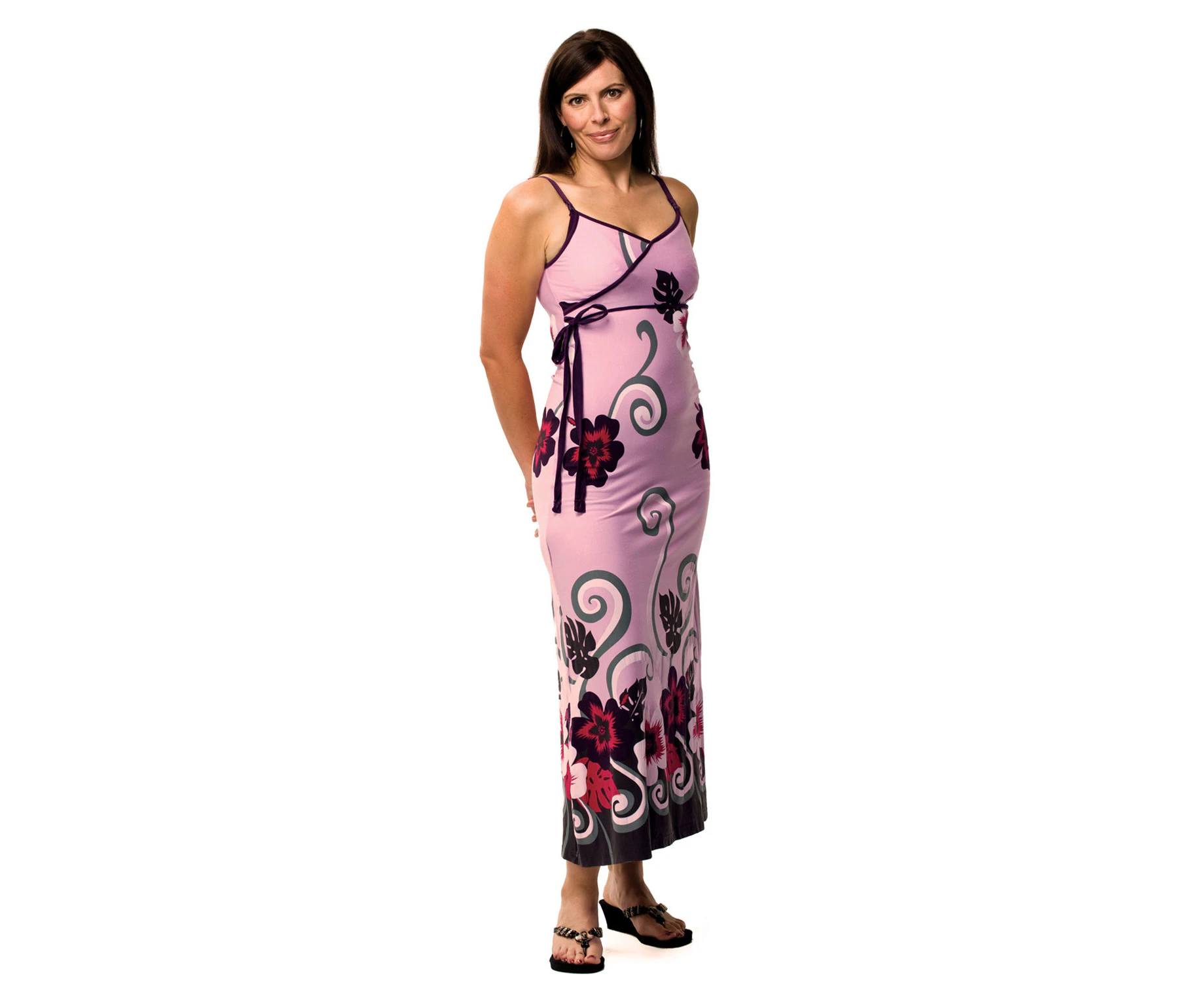 Top Secret Maternity Sienna Nursing Maxi Dress - Hula