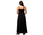 Top Secret Maternity Skye Nursing Maxi Dress - Black