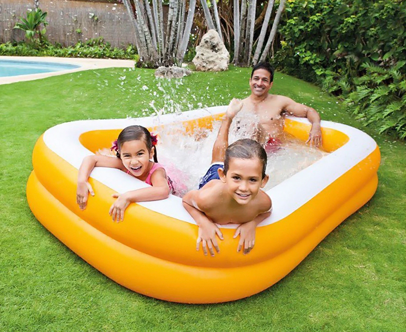 Intex Inflatable Swimming Pool 2.29cm Swim Centre Family  Kids/Children 6y+ Asst