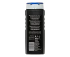 2 x Nivea Men Active Clean Shower Gel Active Charcoal 500mL