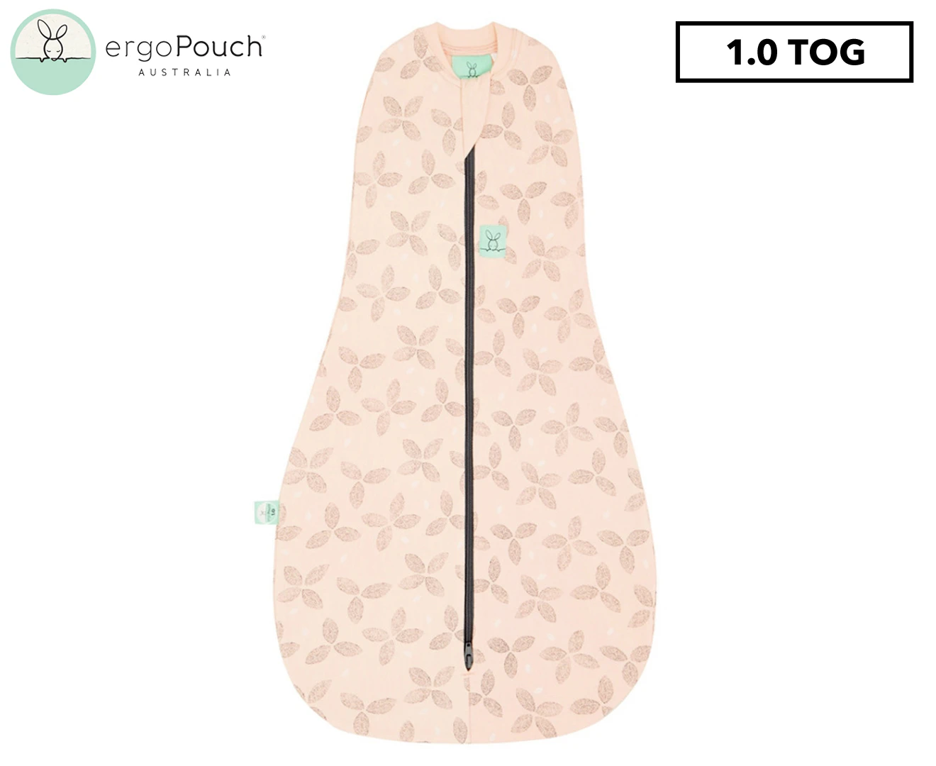 ergoPouch 1.0 Tog Cocoon Swaddle & Sleep Bag - Pink Petals