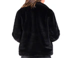 All About Eve Women's Adriana Faux Fur Jacket - Black