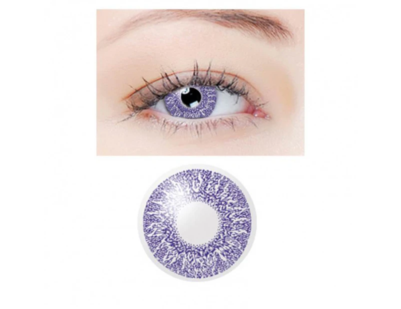 ColorMaker Cosmetic Contact Lens - 1 Tone - Violet