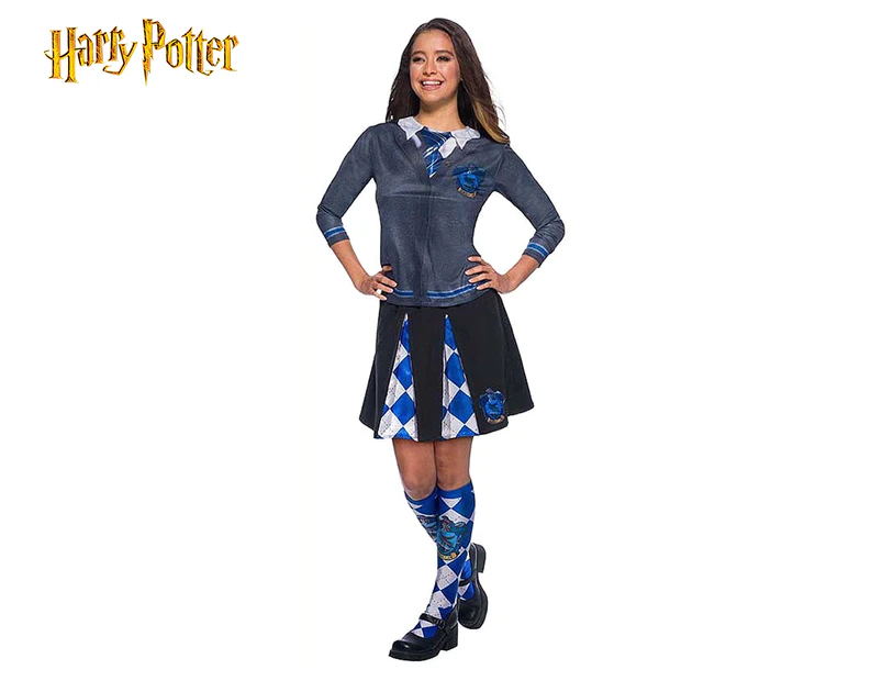 Harry Potter Adult Ravenclaw Costume Top - Grey/Blue