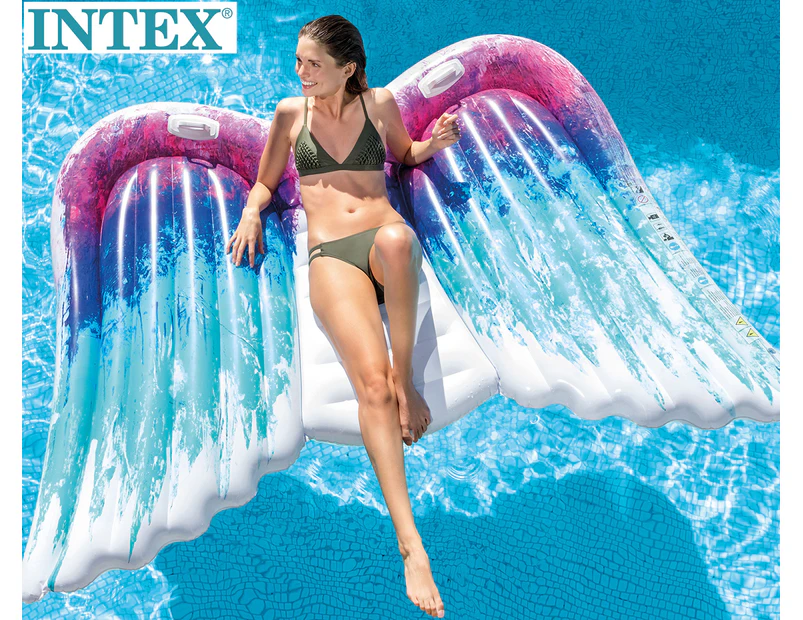 Intex 2.51m Colette Miller Angel Wings Mat Inflatable Swimming Pool Float/Seat