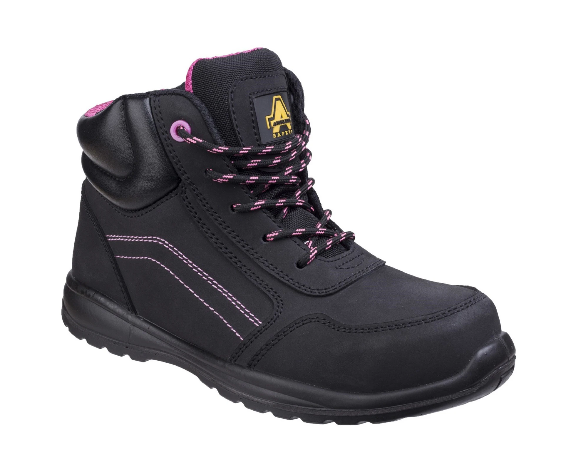 Amblers Safety Womens Composite Safety Boots With Side Zip (Black) - FS4737