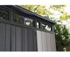 KETER Artisan 11x7 Large Outdoor Storage/Garden Shed (Deco Grey/Anthracitel)