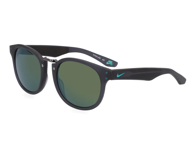 Nike Men's Achieve Wayfarer Sunglasses - Matte Obsidian/Green