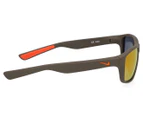 Nike Men's Premier 6.0 Wayfarer Sunglasses - Matte Cargo Khaki/Copper Flash/Orange Flash
