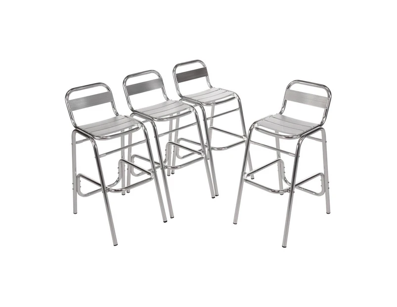Bolero Metal Bar Stools (Pack of 4) U503 Cafe Chairs