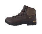 Trespass Walker Youths Boys Waterproof Leather Walking Boots (Brown) - TP617
