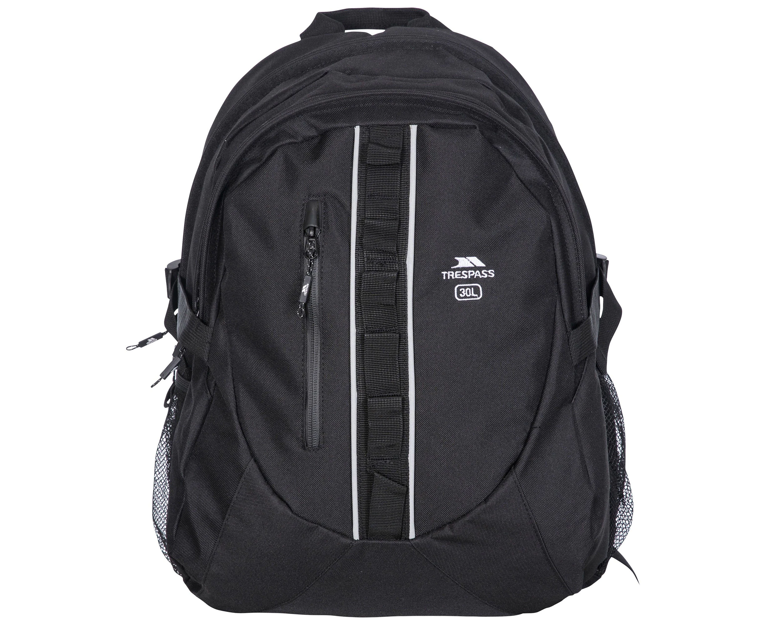 Trespass Deptron Day Backpack/Rucksack (30 Litres) (Black) - TP373