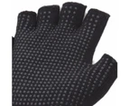 FLOSO Unisex Fingerless Magic Gloves With Grip (Black) - GL391