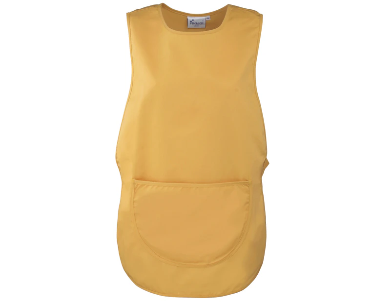 Premier Ladies/Womens Pocket Tabard / Workwear (Pack of 2) (Sunflower) - RW7031