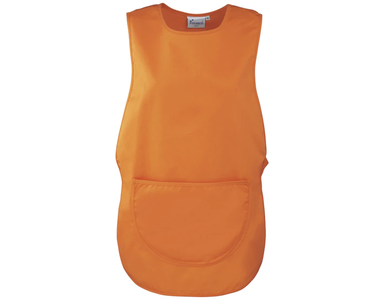 Premier Ladies/Womens Pocket Tabard / Workwear (Pack of 2) (Orange) - RW7031