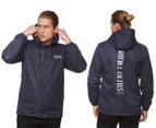 Silent Theory Men's Straight Up Hooded Coaches Jacket - Navy