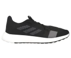 Adidas Women's Senseboost Go Running Shoes - Core Black/Grey/White