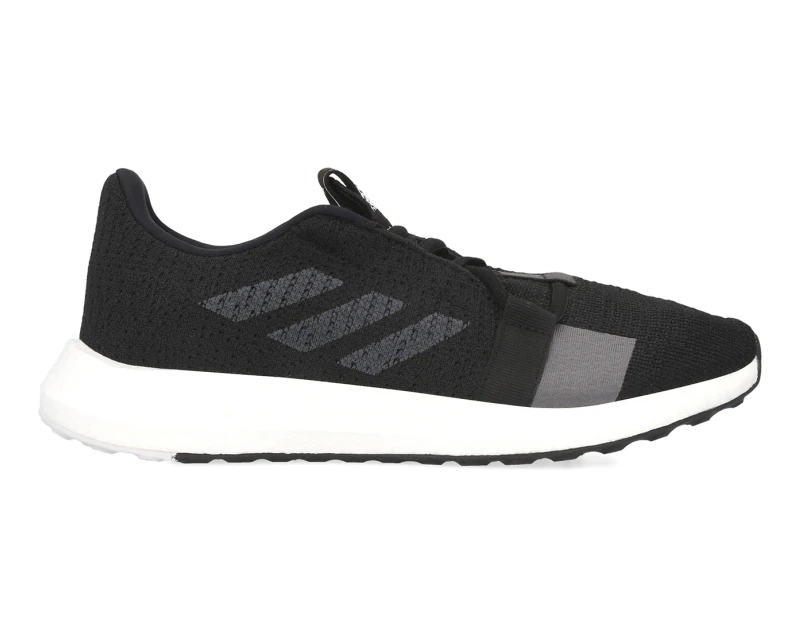 Adidas Women's Senseboost Go Running Shoes - Core Black/Grey/White