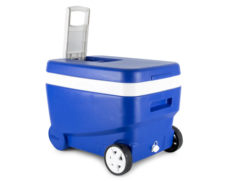 Willow 55L Wheelie Cooler - Blue