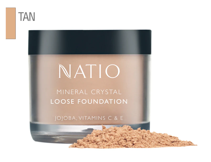 Natio Mineral Crystal Loose Foundation 10g - Tan
