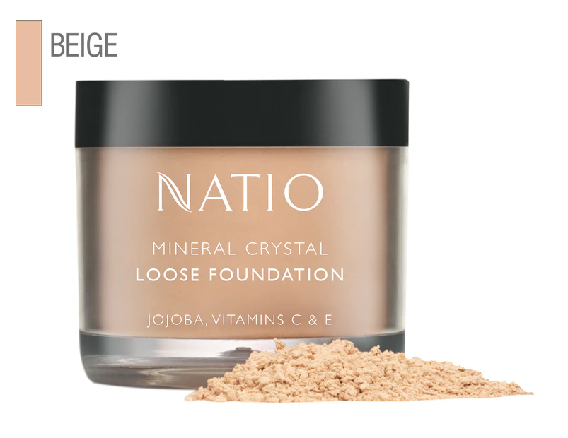 Natio Mineral Crystal Loose Foundation 10g - Beige