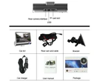 Three Way 4” Dual Car Dashcam plus Reversing Camera, FHD 1080P, Night Vision, G-Sensor