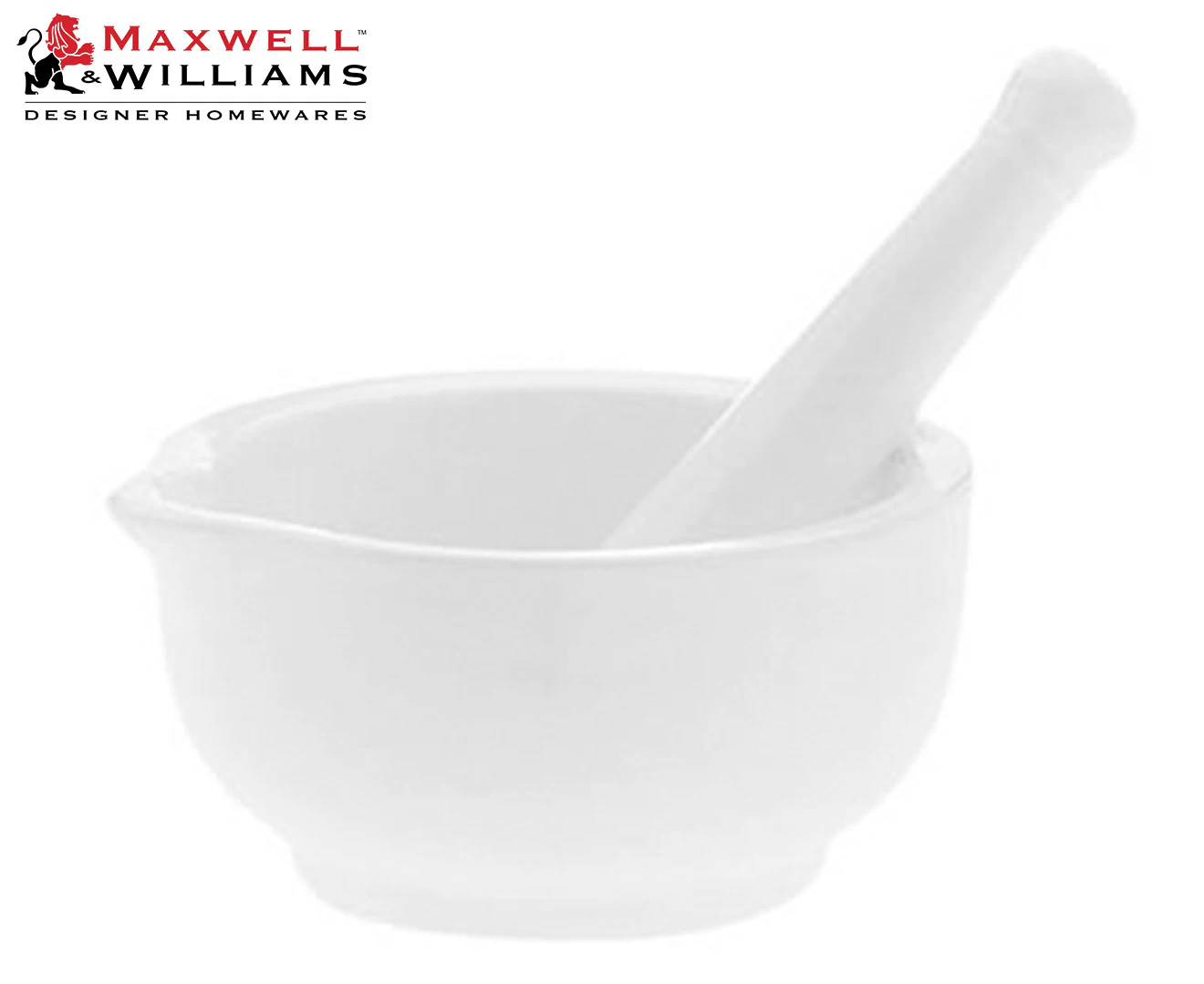 Maxwell & Williams 9cm White Basics Mortar & Pestle